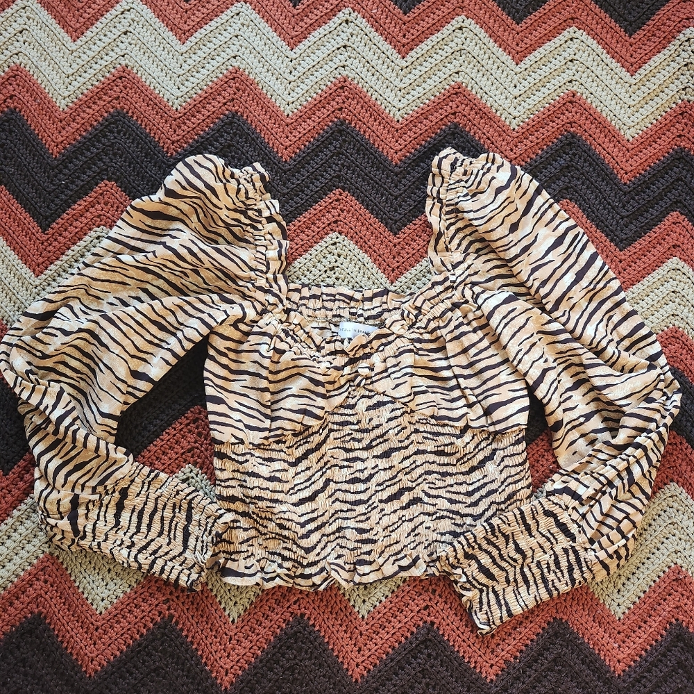 Animal Print Faithful The Brand Top